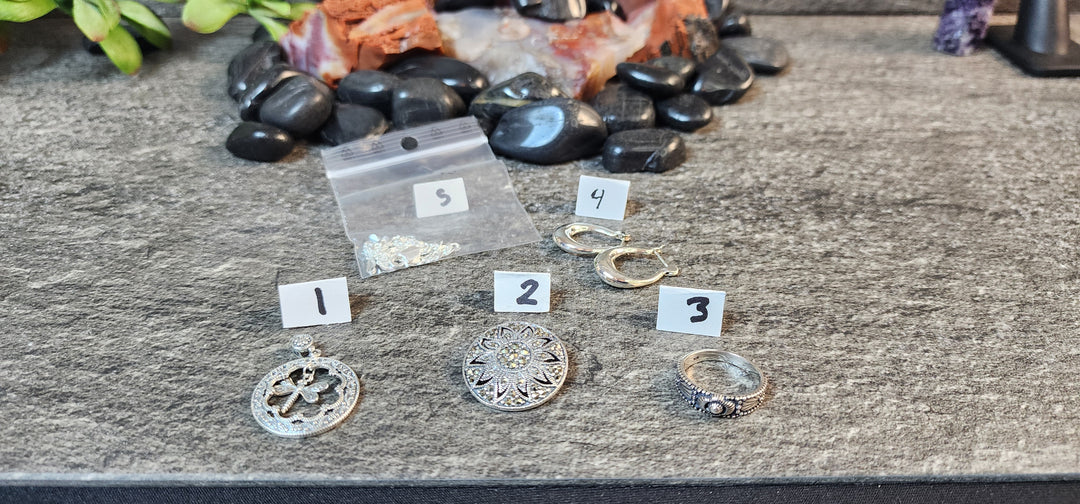 RESERVED FOR: Marivel Alcala-7/7/24- 4 Sterling Silver Items