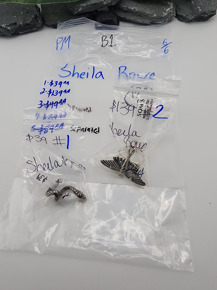 Sheila Rowe  - 6/6/26 PM B1 - 2 925 Sterling Silver