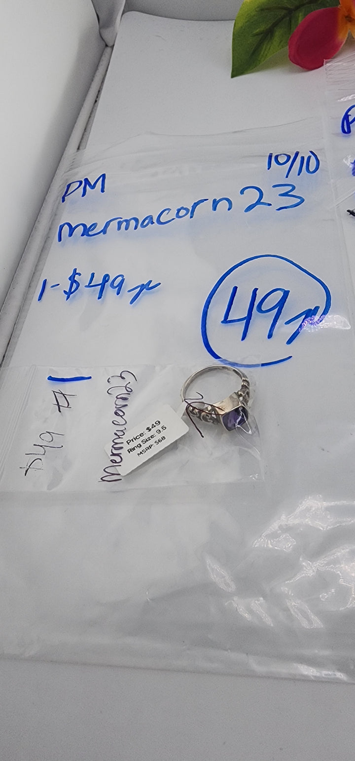 PM SHOW 48HR - RESERVED FOR: mermacorn23 - 10/10/2025 FL tiktok Live Show - 1 Sterling Silver Items