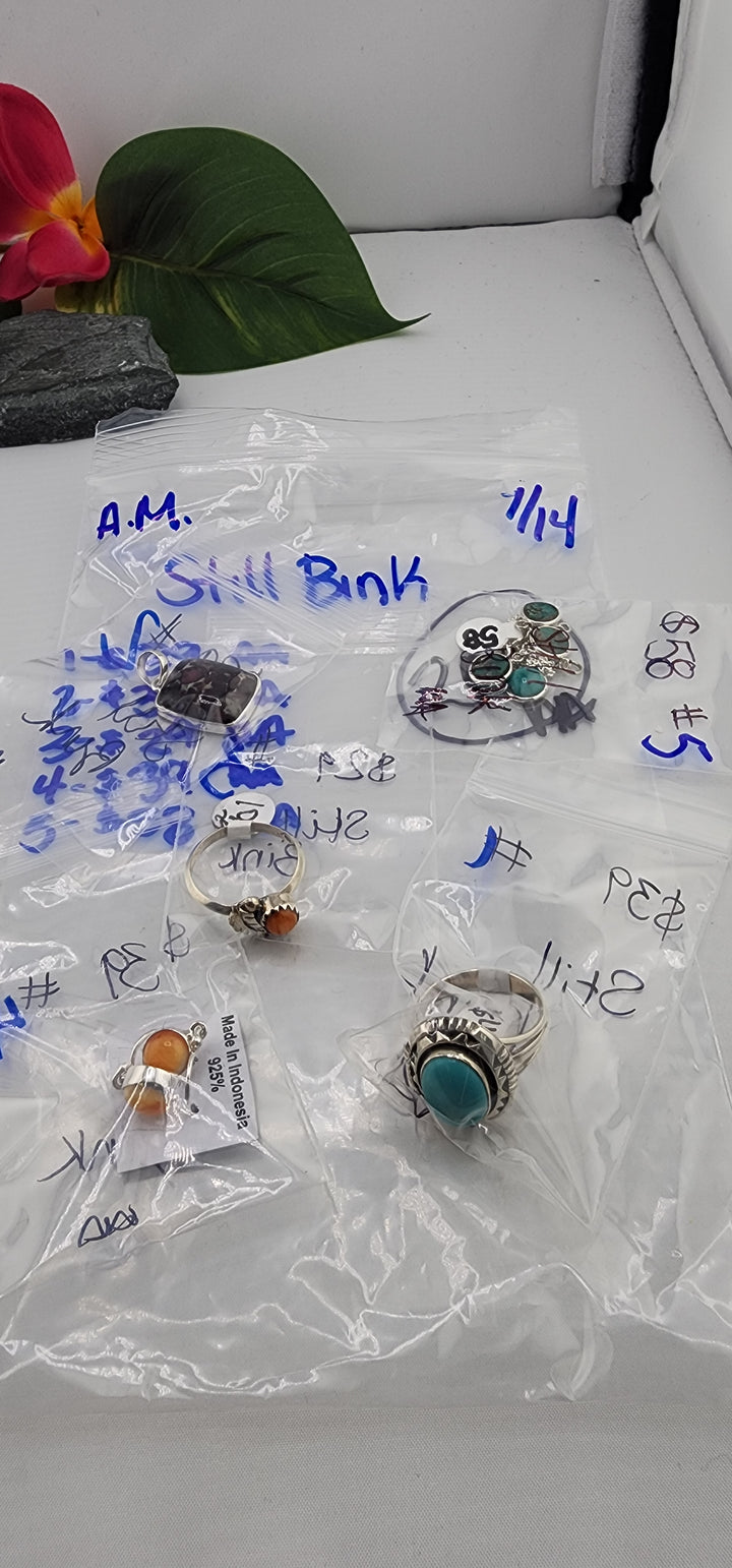AM SHOW 48HR - RESERVED FOR: Still Bink - 7/14/2025 FL Tiktok Live Show - 5 Sterling Silver Items