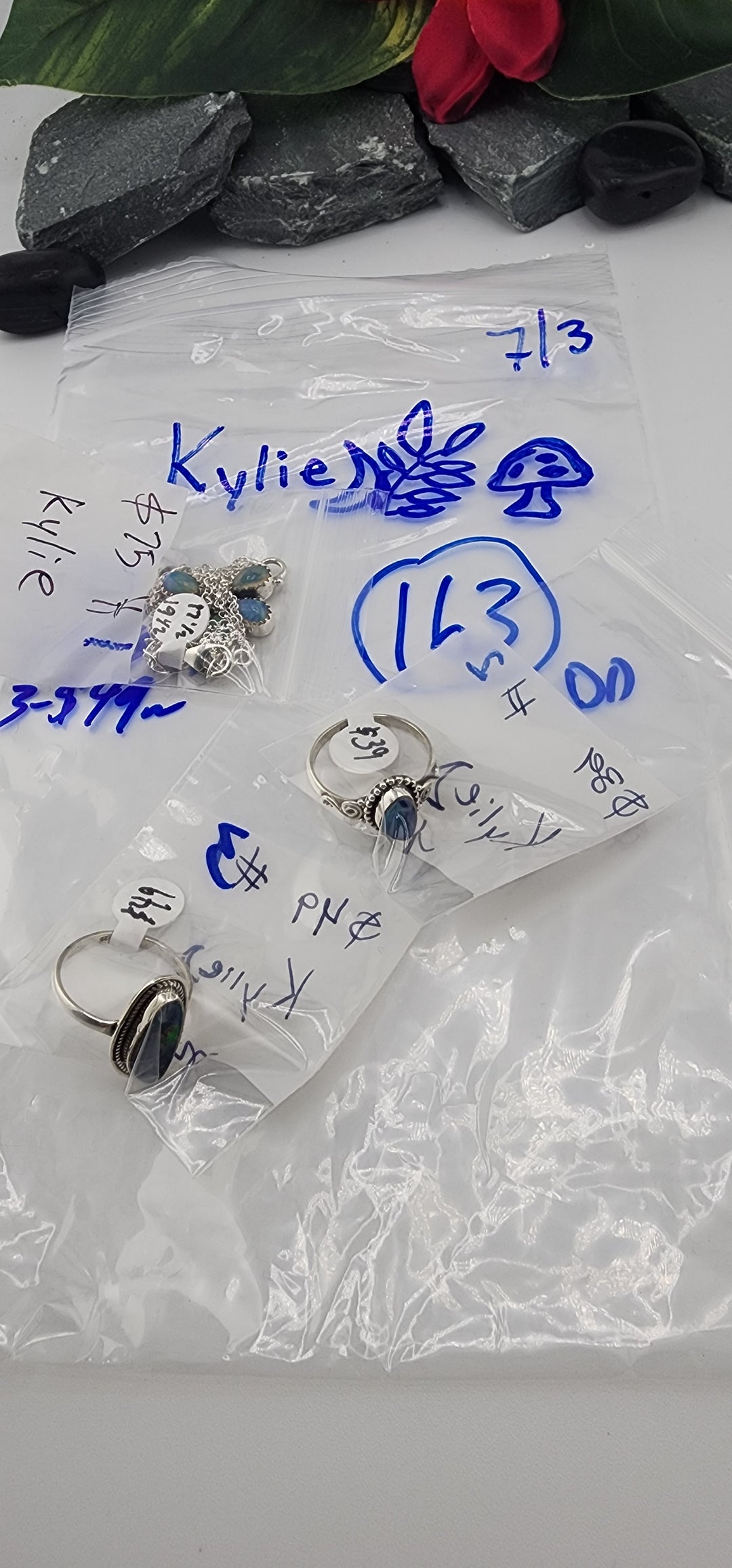 48HR - RESERVED FOR: Kylie🌙🌿🍄 - 7/3/2025 FL tiktok Live Show - 3 Sterling Silver Items