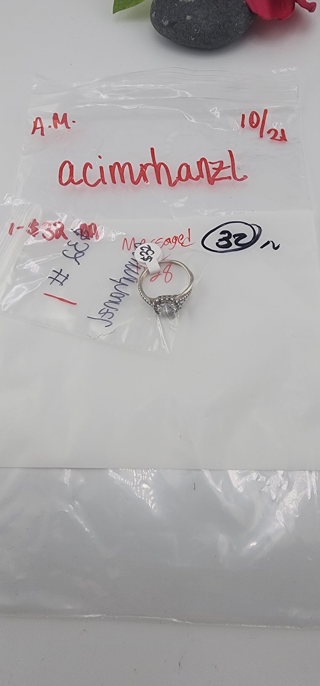 AM SHOW 48HR RESERVED FOR: acimrhanzl  - 10/21/2025 FL tiktok Live Show -  1 Sterling Silver Items