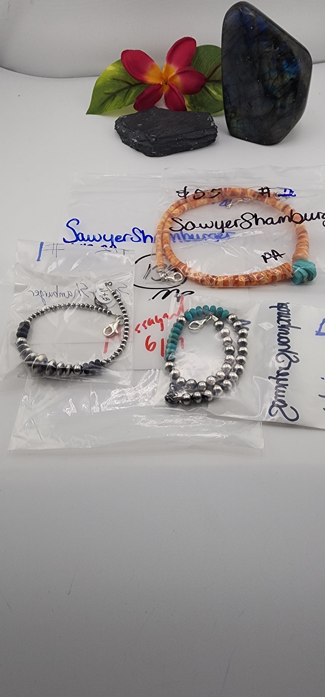 RESERVED FOR: SawyerShamburger  - 5/28/2025 tiktok Live Show - 3 Sterling Silver Items