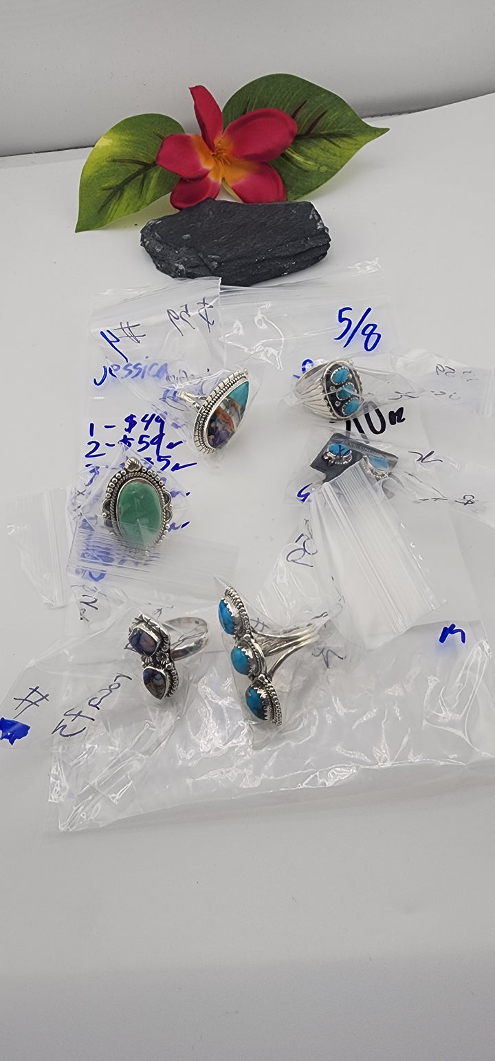 RESERVED FOR: jessica roca73 - 5/8/2025 tiktok Live Show - 6 Sterling Silver Items