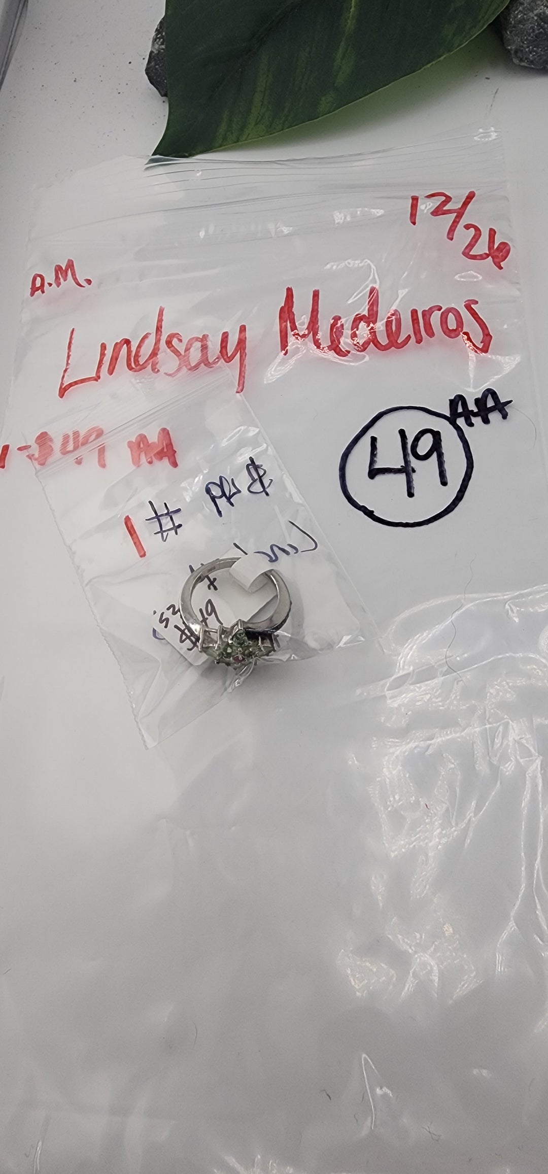 AM SHOW 48HR RESERVED FOR: Lindsay Medeiros - 12/26/2025 FL tiktok Live Show - 1 Sterling Silver Items