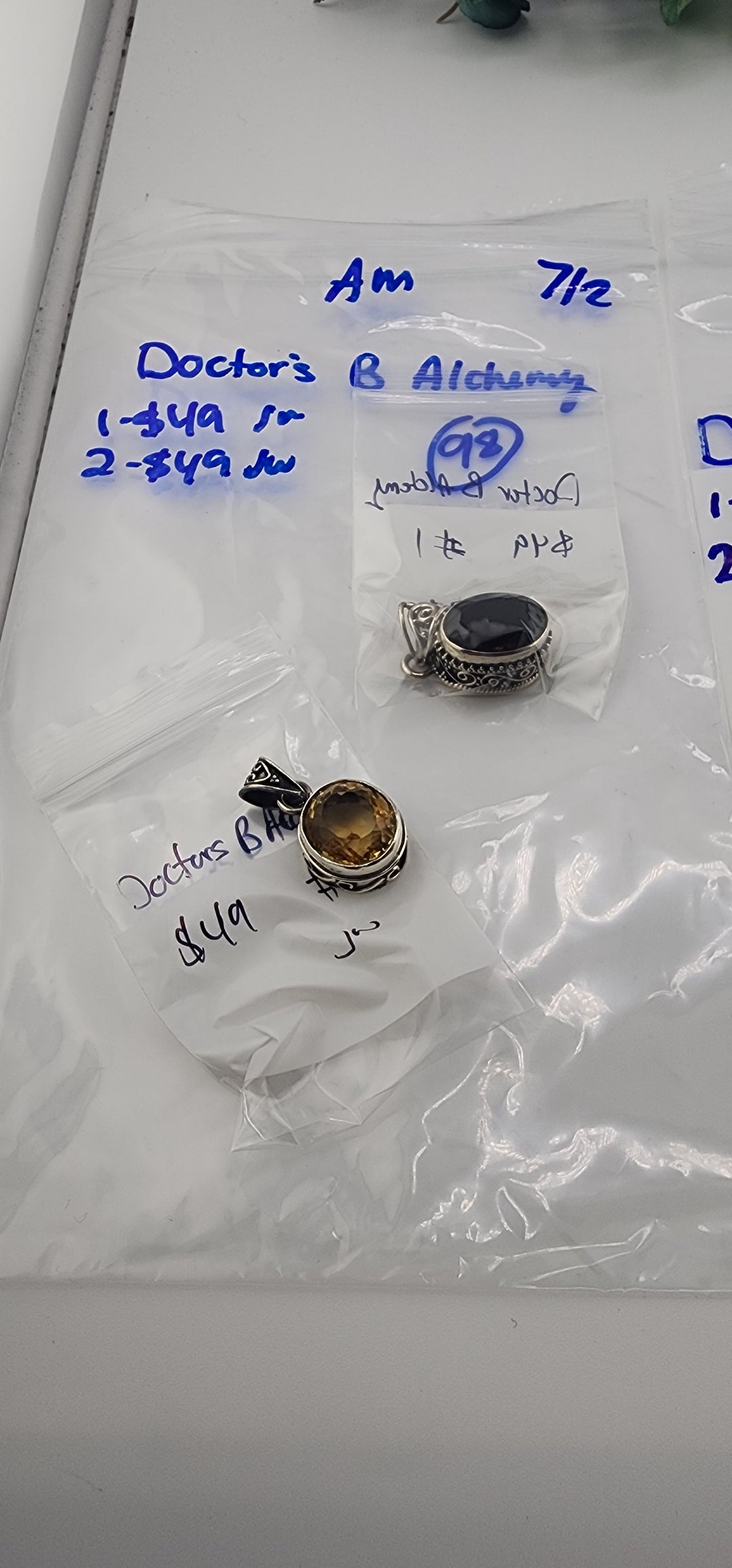 RESERVED FOR: Doctor's B Alchemy- 7/2/2025 tiktok A.M Live Show -2 Sterling Silver Items