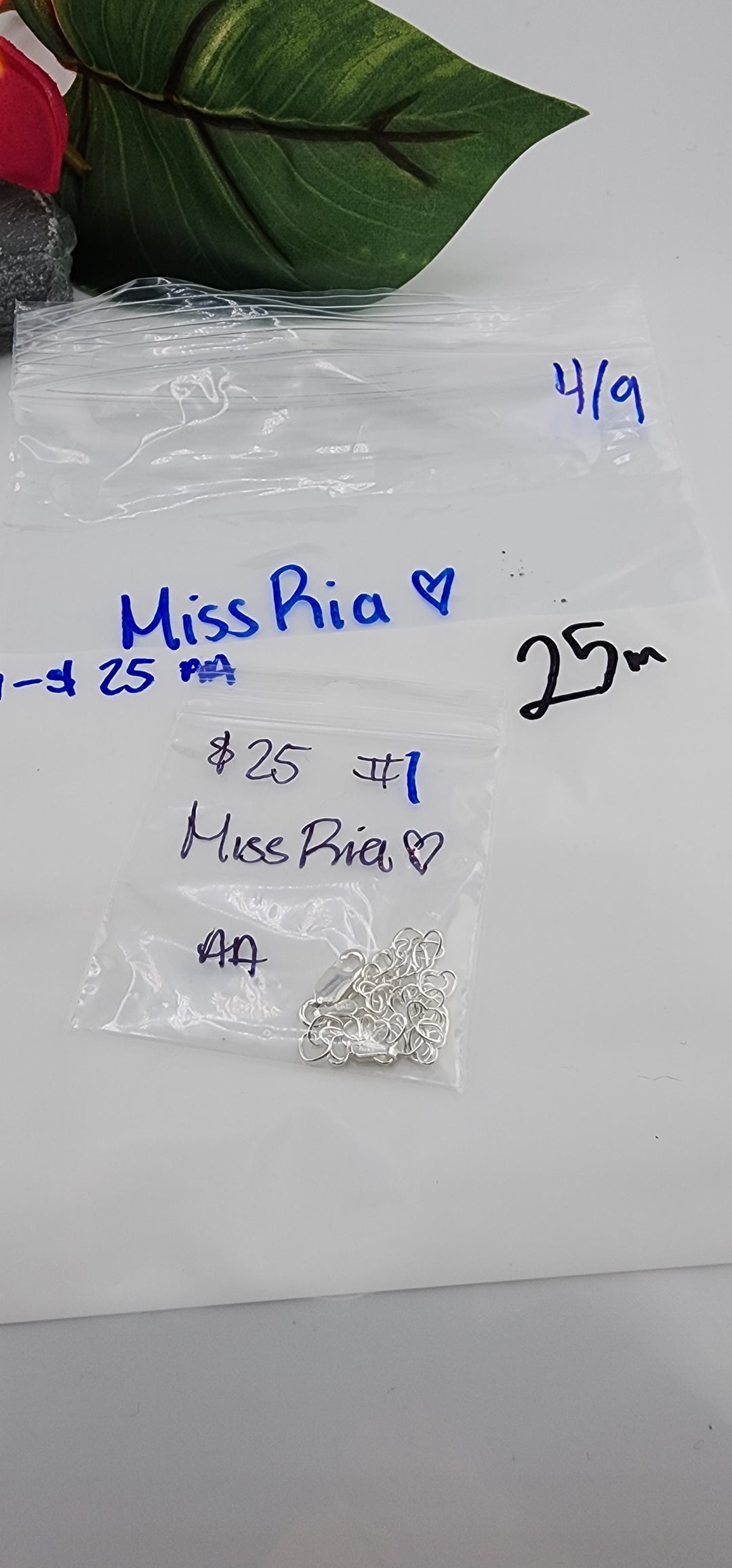 RESERVED FOR: MissRia🤍- 4/9/2025 tiktok Live Show - 1 Sterling Silver Items