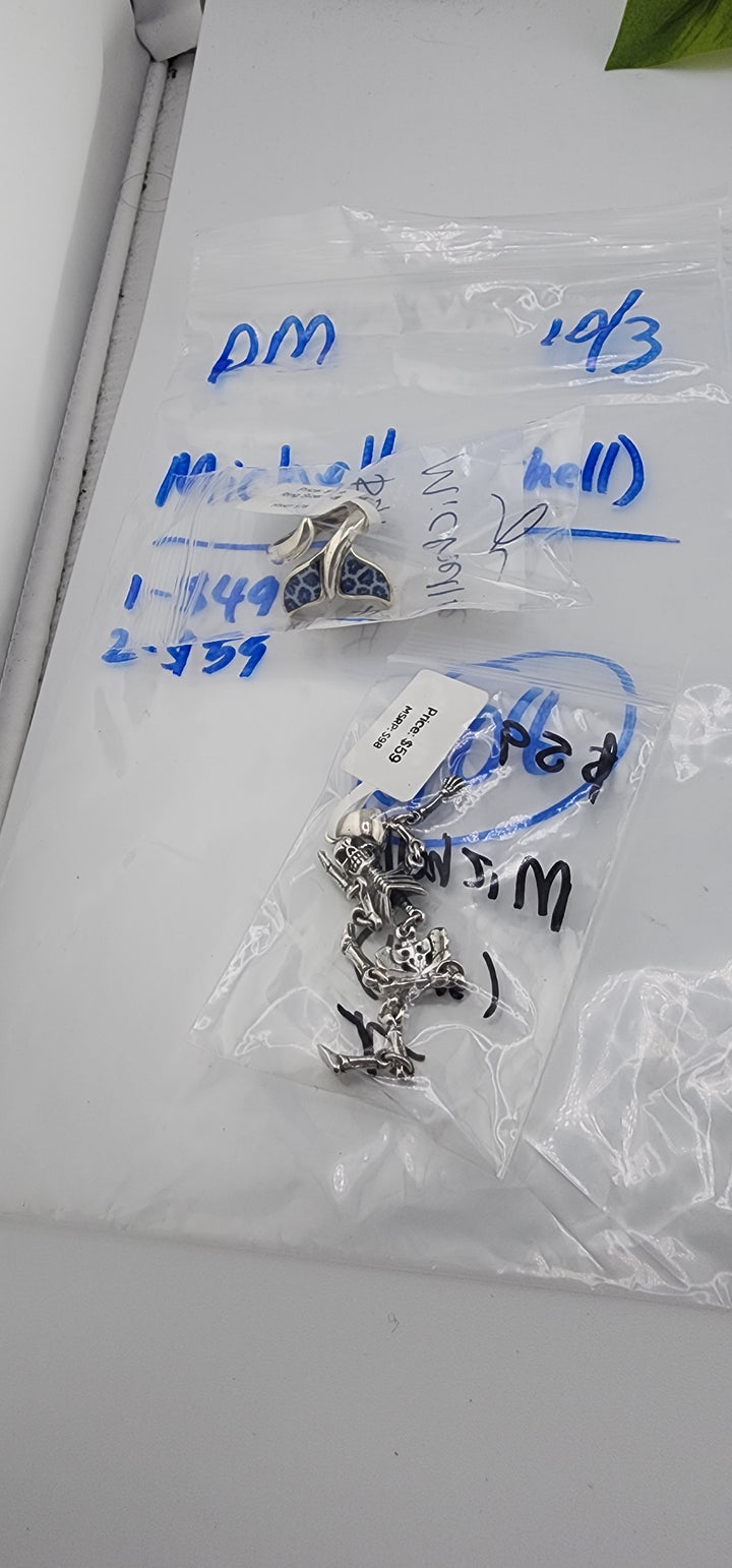 PM SHOW 48HR - RESERVED FOR: Michelle🐚 - 10/3/2025 FL tiktok Live Show - 2 Sterling Silver Items