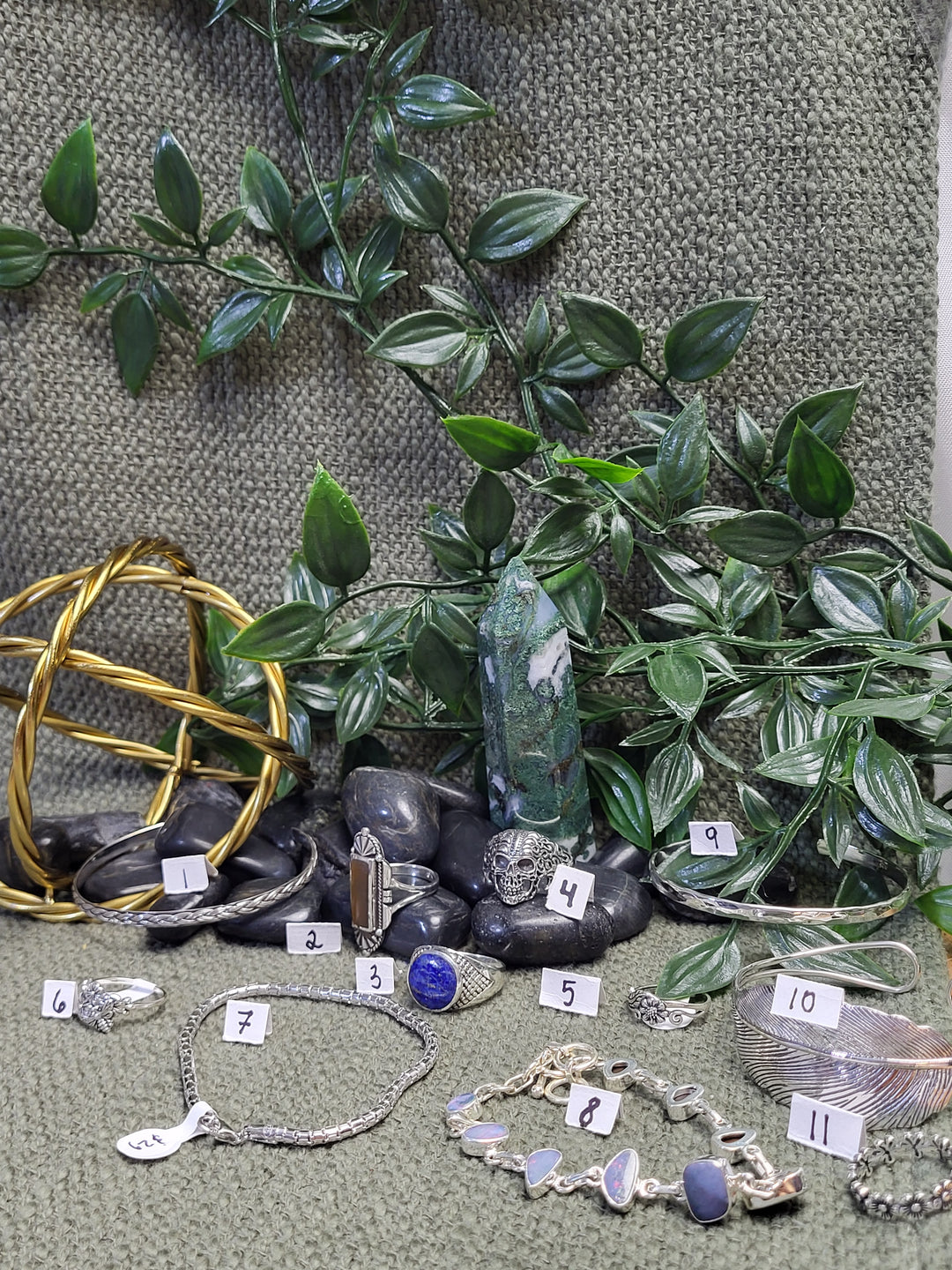 RESERVED FOR: Lulu 8/23/24- 7 Sterling Silver Items