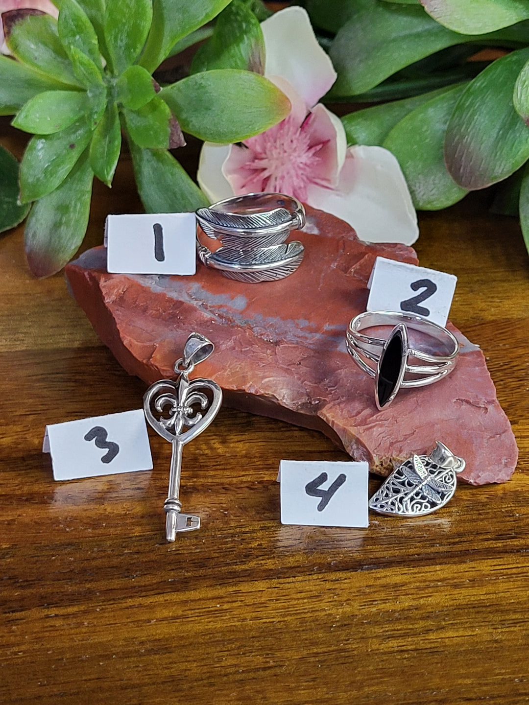 RESERVED FOR: barbwire7 7/13/24- 4 Sterling Silver Items