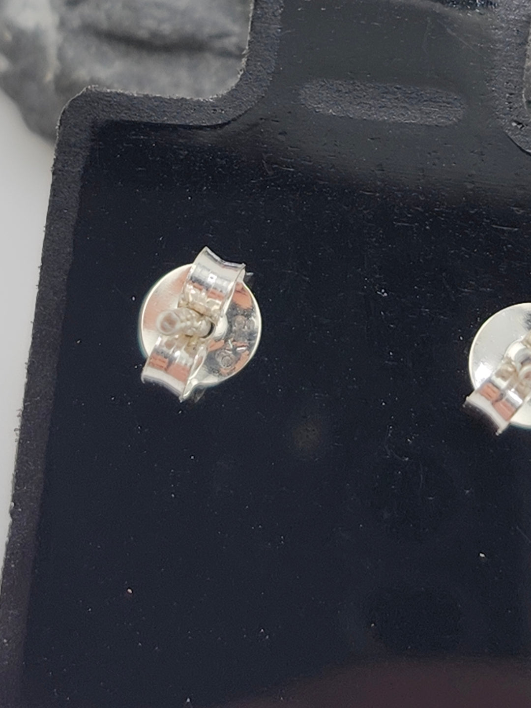 Orange Spiny Oyster Teardrop Stud Earrings