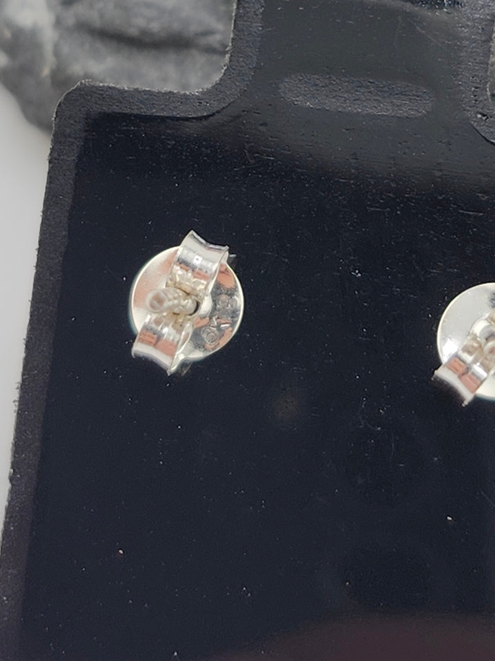 Orange Spiny Oyster Teardrop Stud Earrings