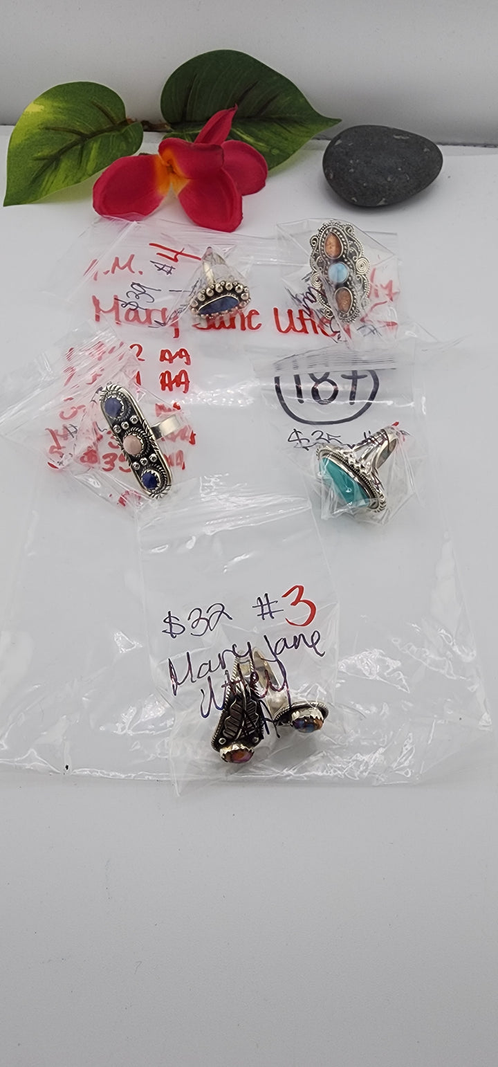 AM SHOW 48HR RESERVED FOR:  Mary Jane Utley - 10/17/2025 FL tiktok Live Show -  5 Sterling Silver Items