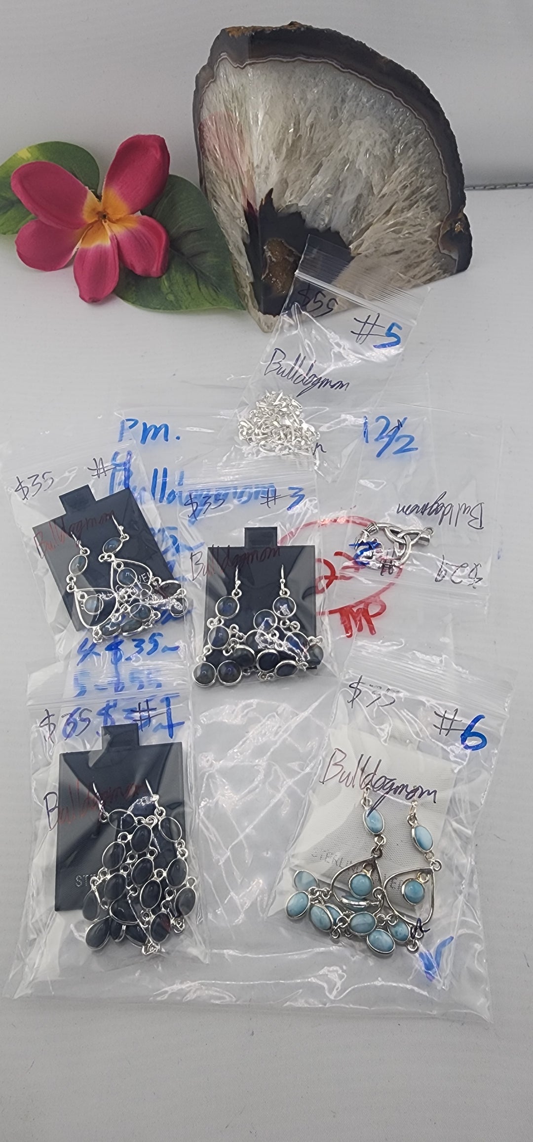PM SHOW 48HR - RESERVED FOR: Bulldogmom - 12/2/2025 tiktok Live Show - 6 Sterling Silver Items