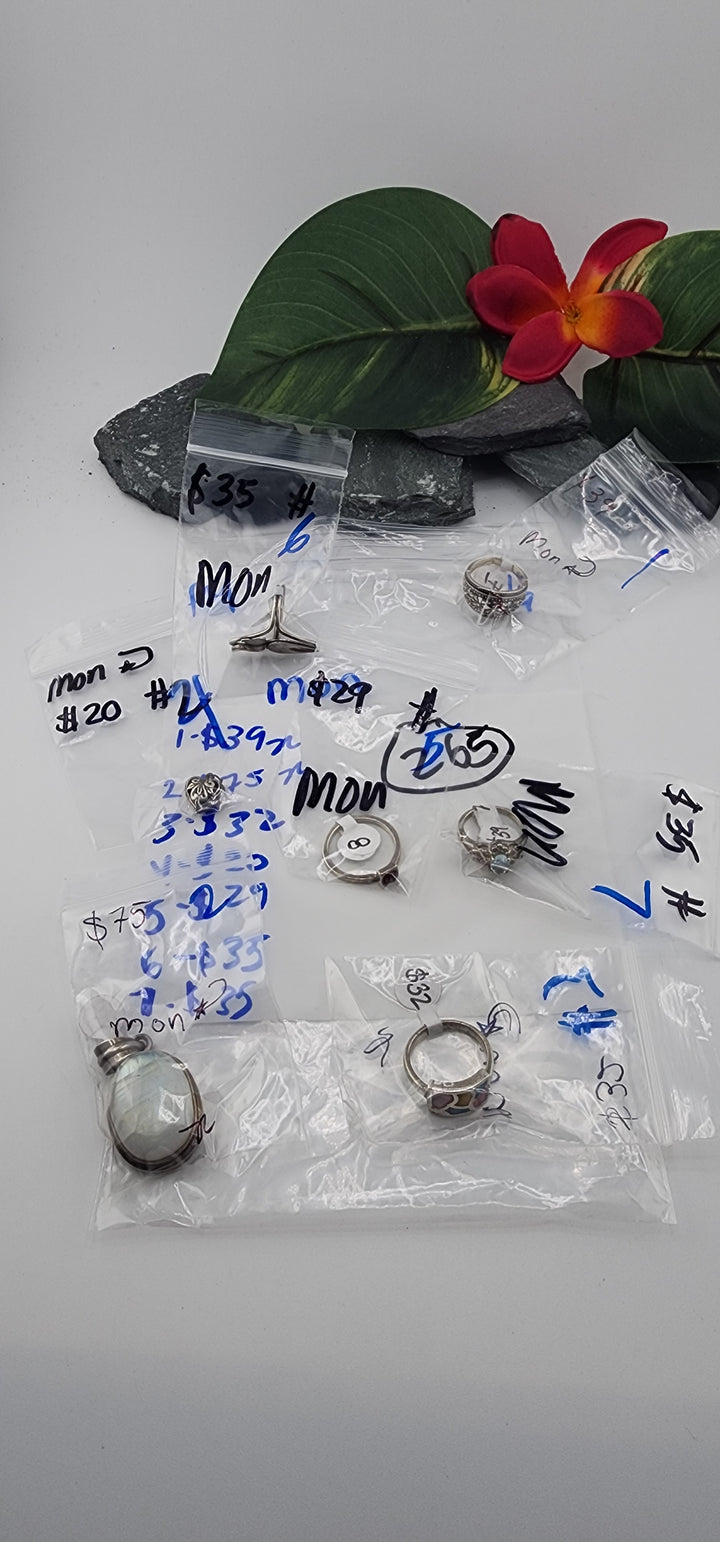 Custom sterling silver items - PM SHOW RESERVED FOR: mon💫 - 1/9/2026 tiktok Live Show -  7 Sterling Silver Items