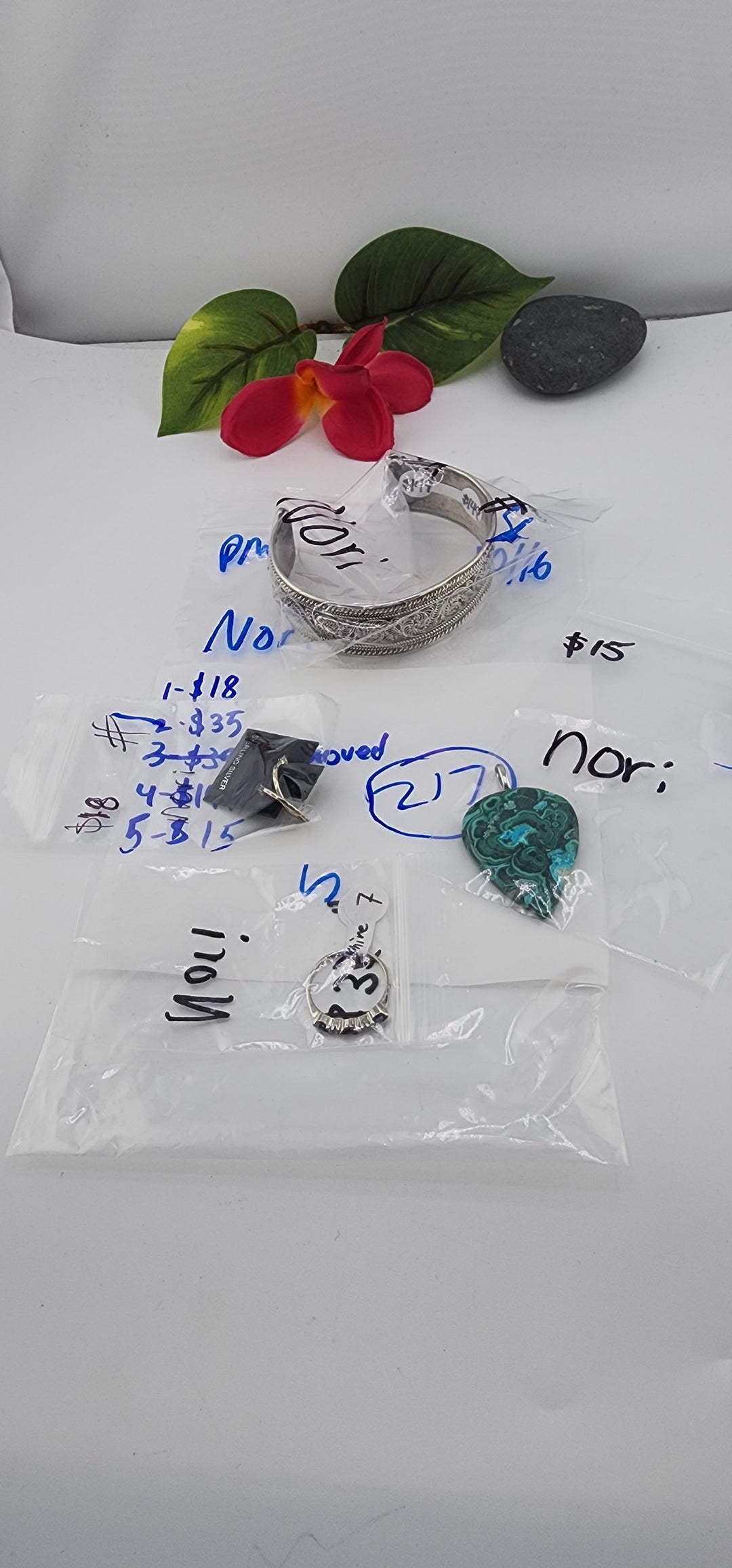 PM SHOW 48HR - RESERVED FOR: Nori - 10/16/2025 FL tiktok Live Show - 4 Sterling Silver Items