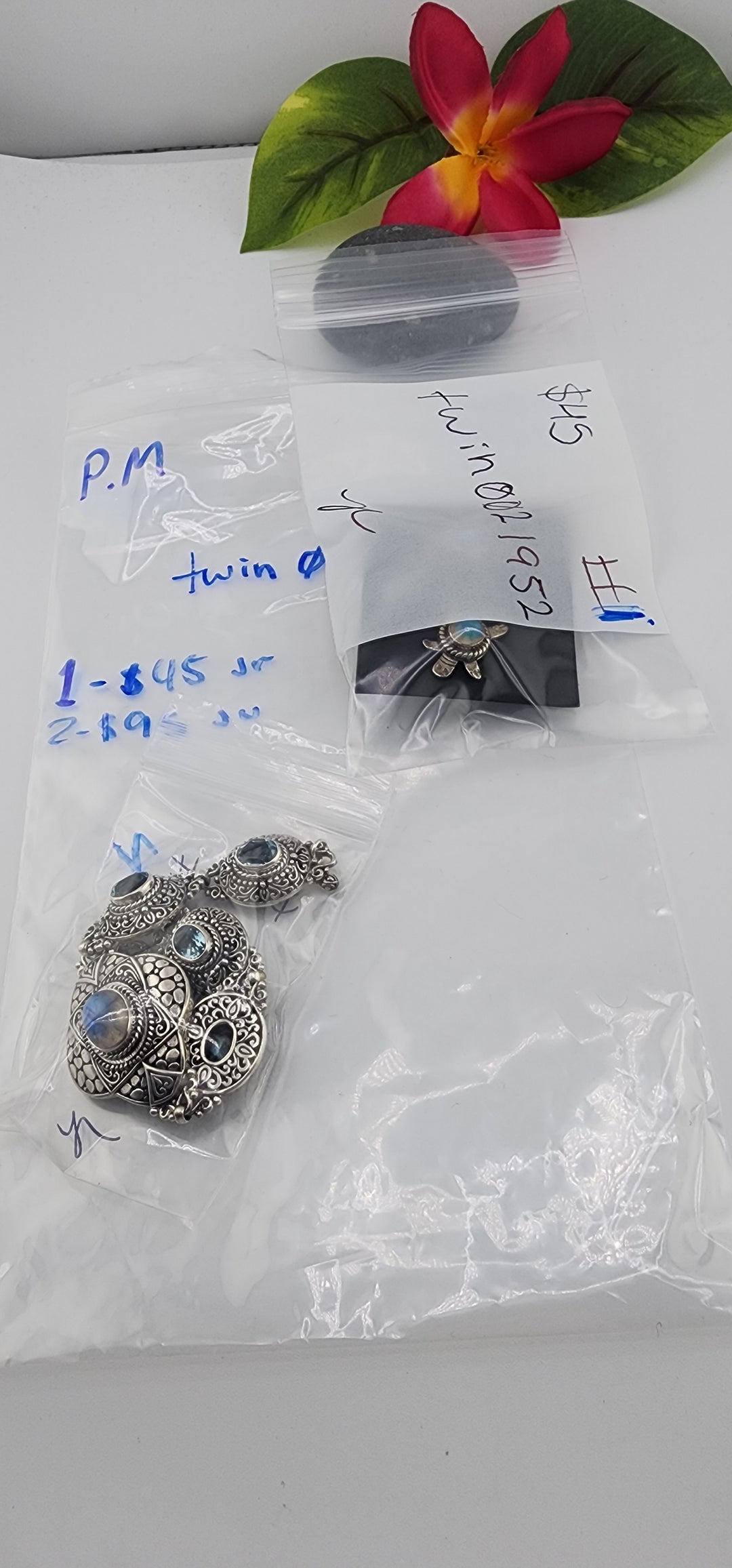 PM SHOW 48HR - RESERVED FOR:  twin0021952- 8/24/2025 FL tiktok Live Show -2  Sterling Silver Items