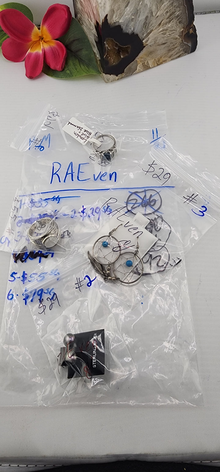 PM SHOW 48HR - RESERVED FOR: RAEven - 11/21/2025 tiktok Live Show - 4 Sterling Silver Items