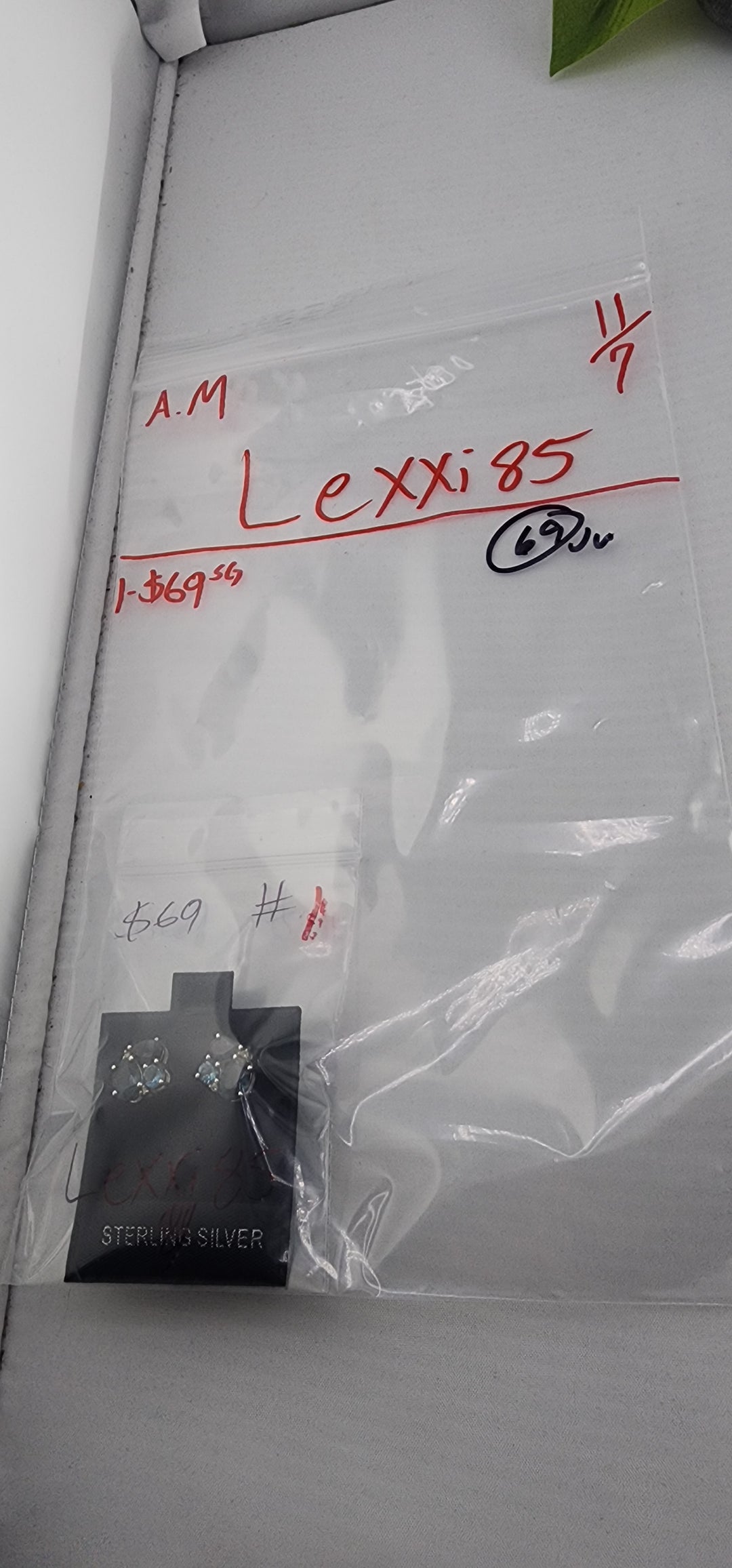 AM SHOW 48HR RESERVED FOR: Lexxi85 - 11/7/2025 FL tiktok Live Show - 1 Sterling Silver Items