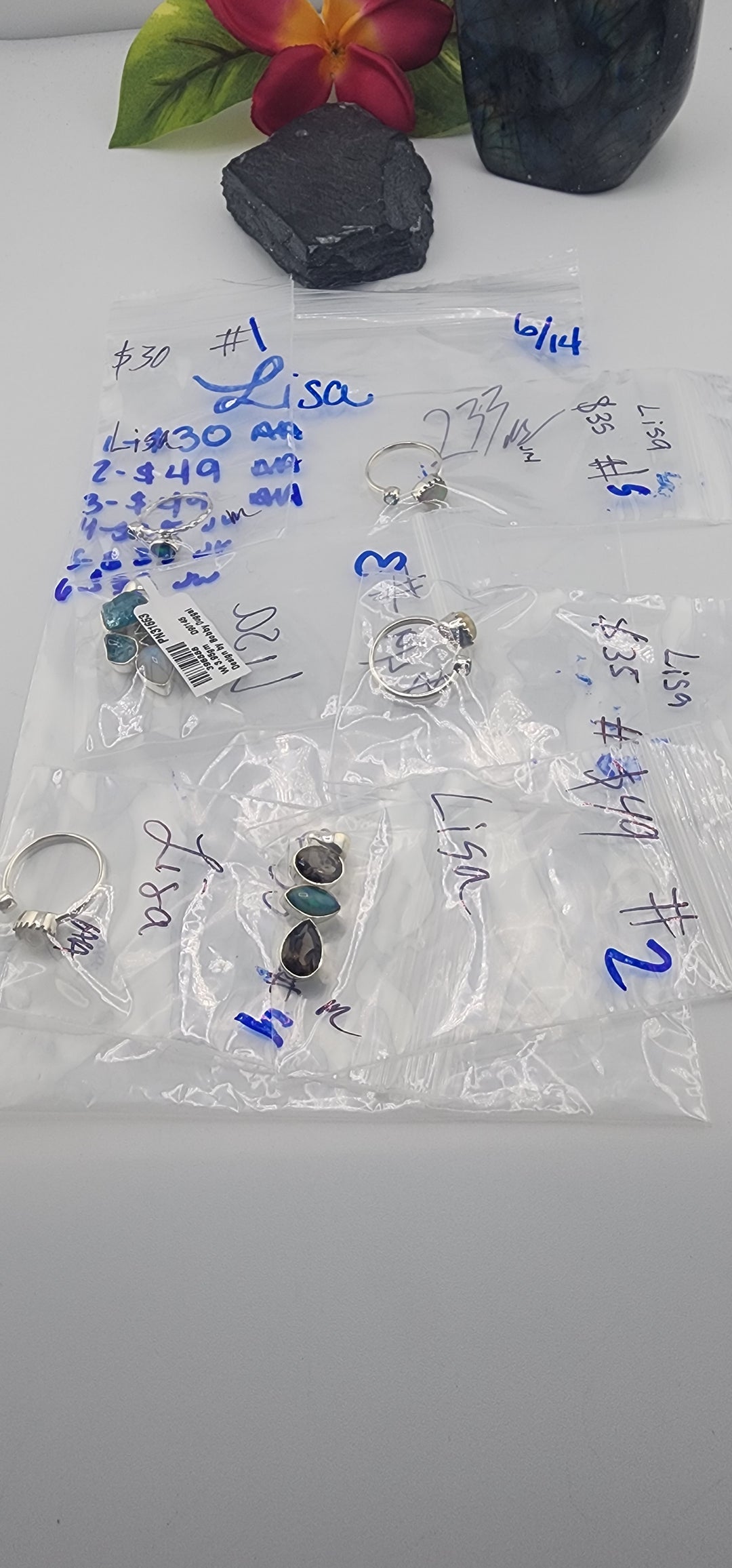 48HR - RESERVED FOR: Lisa -PAID SEPARATE 6/14/2025 FL tiktok Live Show - 3 Sterling Silver Items