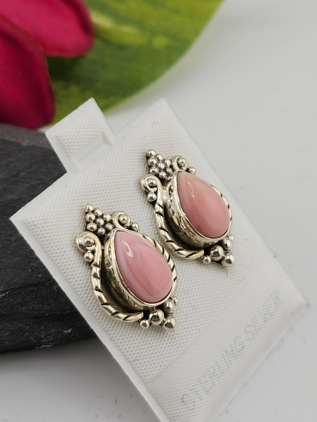 Queen Conch Stud 925 Sterling Silver Earrings