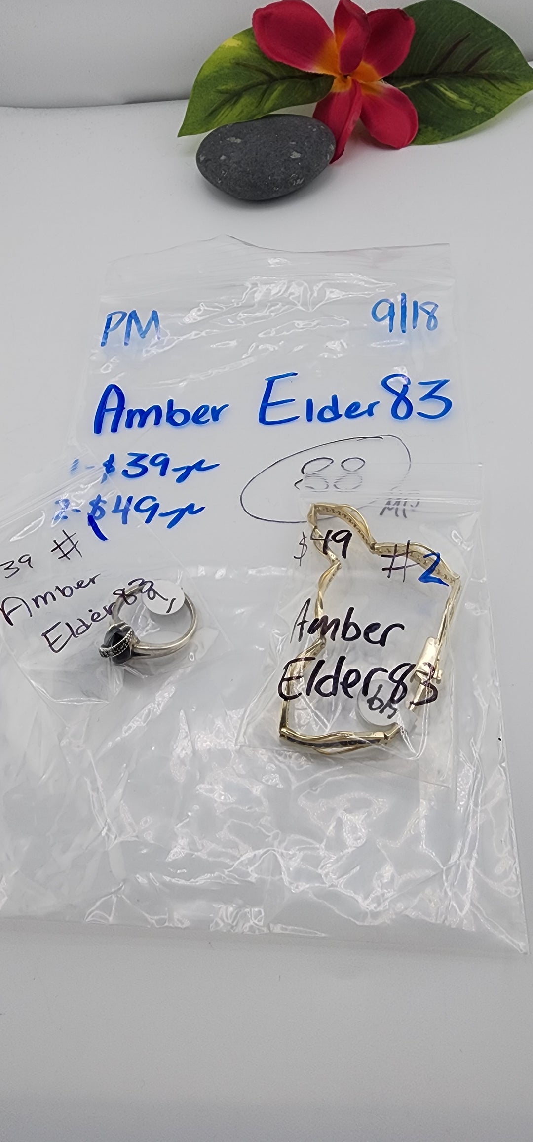 PM SHOW 48HR - RESERVED FOR: Amber Elder83 - 9/18/2025 FL tiktok Live Show - 2Sterling Silver Items