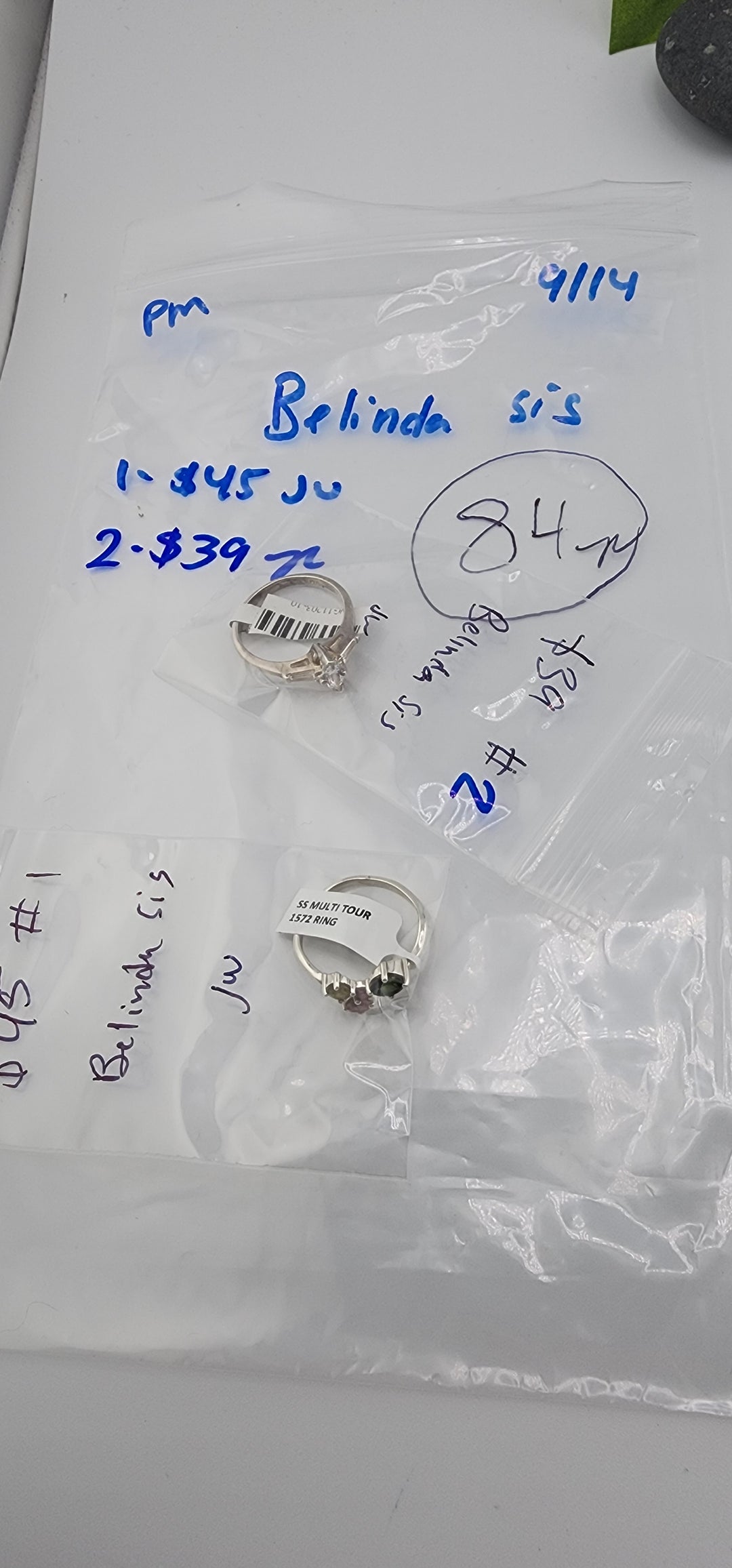 PM SHOW 48HR - RESERVED FOR:  Belinda sis- 9/14/2025 FL tiktok Live Show -2 Sterling Silver Items