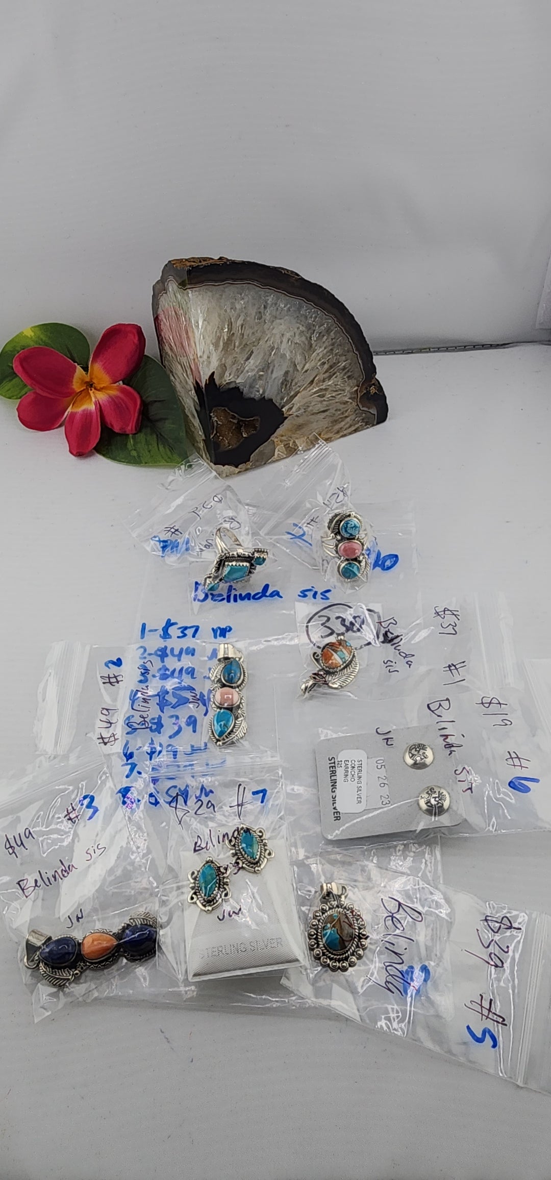 PM SHOW 48HR - RESERVED FOR:  Belinda sis- 11/20/2025 tiktok Live Show -8  Sterling Silver Items