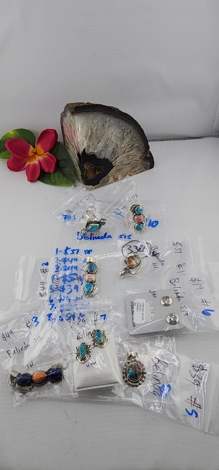 PM SHOW 48HR - RESERVED FOR:  Belinda sis- 11/20/2025 tiktok Live Show -8  Sterling Silver Items