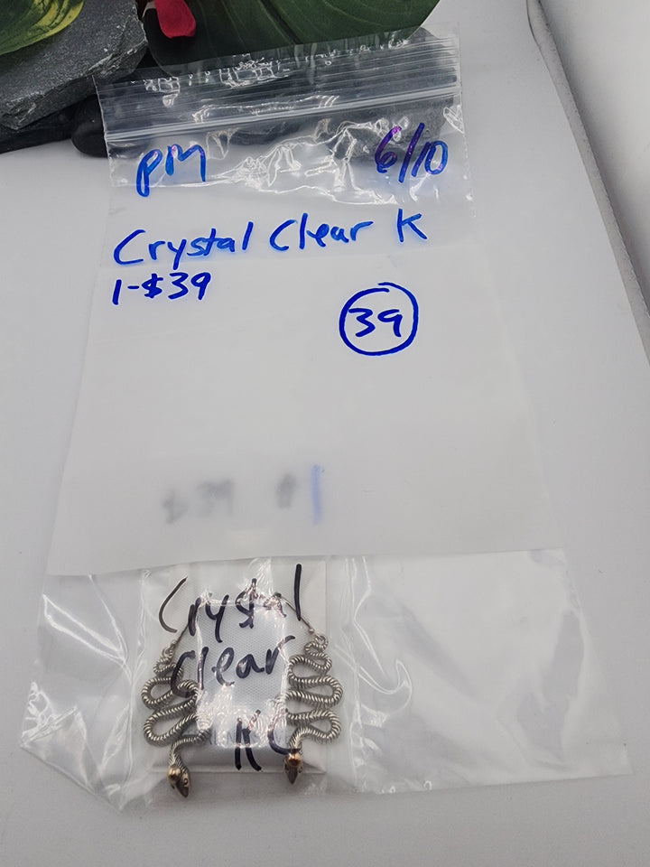 Crystal Clear K - 6/10/26 PM - 1 925 Sterling Silver