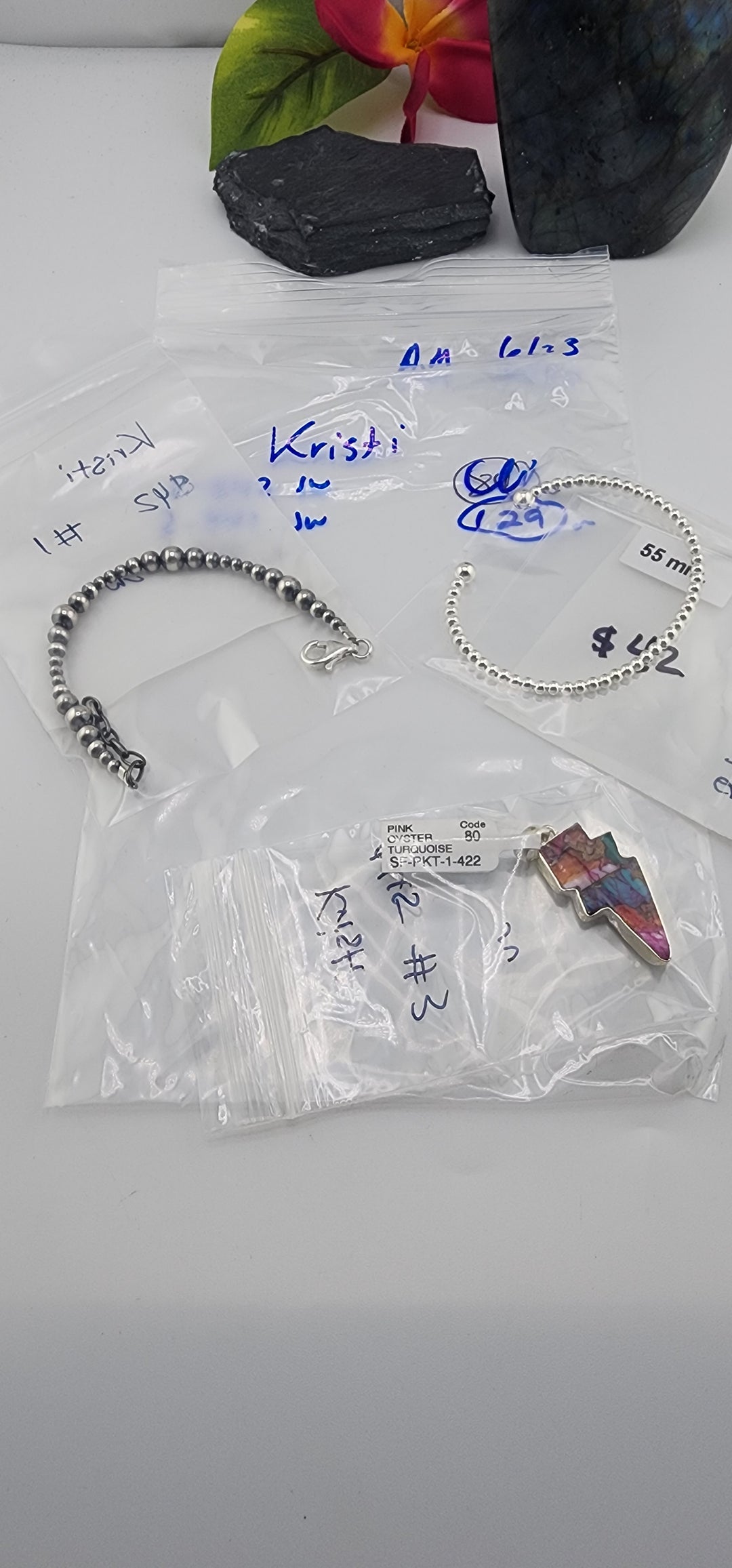 RESERVED FOR: Kristi- 6/23/2025 tiktok A.M Live Show -2 Sterling Silver Items