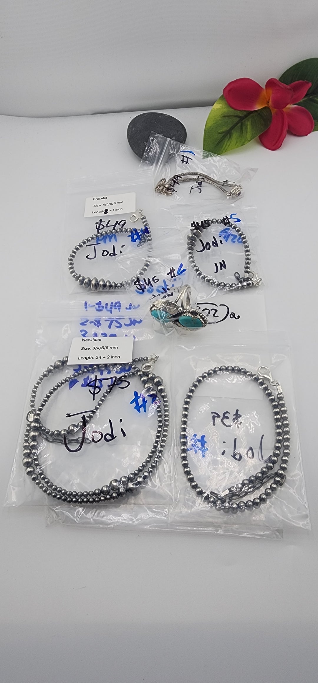 PM SHOW 48HR - RESERVED FOR:  Jodi - 9/28/2025 FL tiktok Live Show -6 Sterling Silver Items