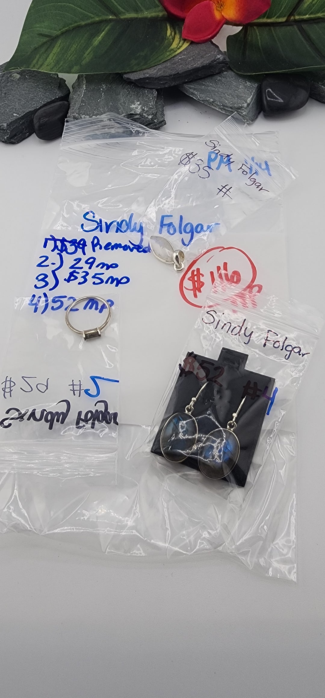 Custom sterling silver items - PM SHOW RESERVED FOR: Sindy Folgar  - 1/14/2026 tiktok Live Show - 3 Sterling Silver Items