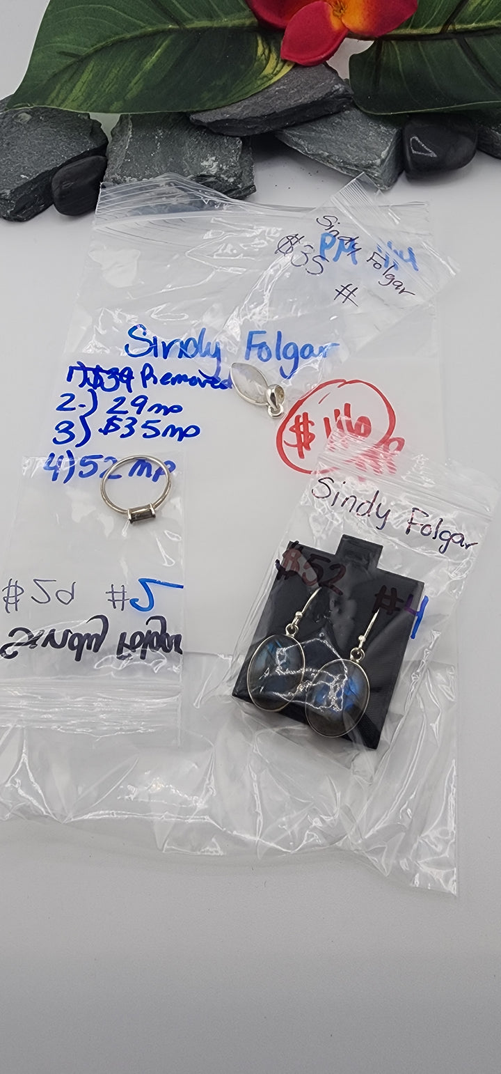 Custom sterling silver items - PM SHOW RESERVED FOR: Sindy Folgar  - 1/14/2026 tiktok Live Show - 3 Sterling Silver Items