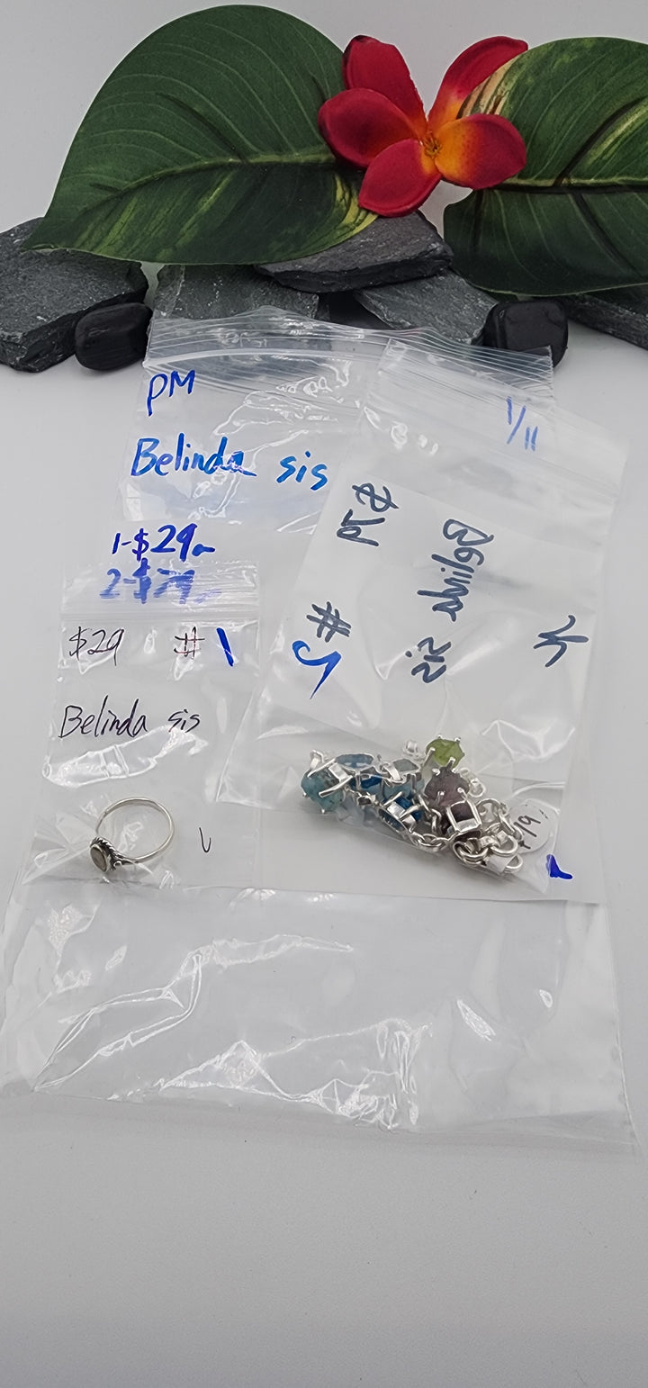 Custom sterling silver items - PM SHOW RESERVED FOR: Belinda sis - 1/11/2026 tiktok Live Show - 2 Sterling Silver Items