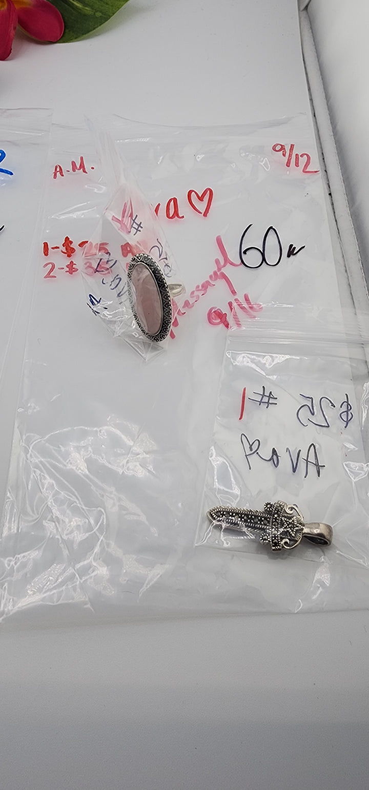 AM SHOW 48HR - RESERVED FOR: Ava 🖤- 9/12/2025 FL tiktok Live Show - 2 Sterling Silver Items