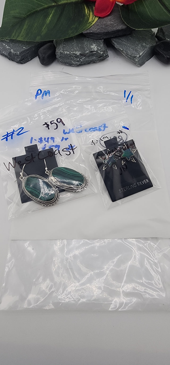 PM SHOW 48HR - RESERVED FOR: westcoast - 1/1/2026 tiktok Live Show - 2 Sterling Silver Items
