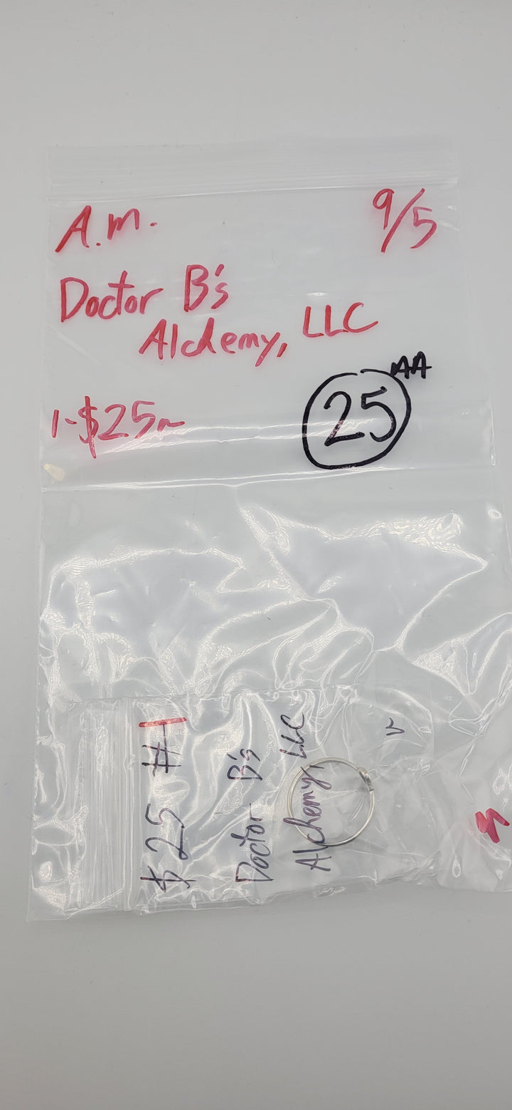 AM SHOW 48HR - RESERVED FOR: Doctor B’s Alchemy - 9/5/2025 FL tiktok Live Show - 1 Sterling Silver Items