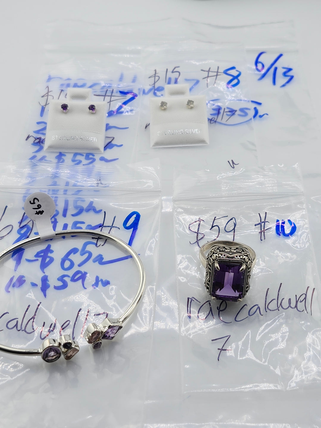 48HR - RESERVED FOR: raecaldwell7 - 6/13/2025 FL tiktok Live Show -10  Sterling Silver Items
