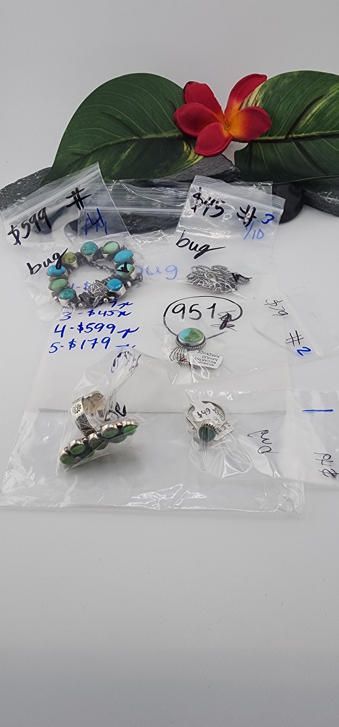 Custom sterling silver items - PM SHOW RESERVED FOR: bug - 1/10/2026 tiktok Live Show - 5 Sterling Silver Items