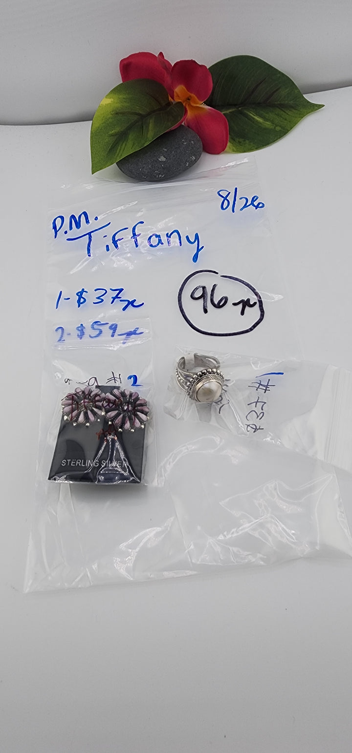 PM SHOW 48HR - RESERVED FOR: Tiffany - 8/26/2025 FL tiktok Live Show - 2 Sterling Silver Items