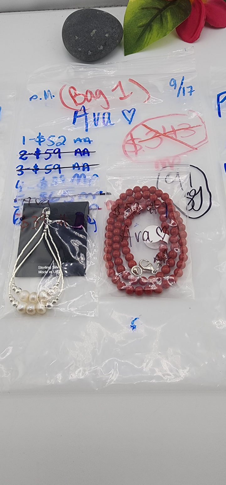 PM SHOW 48HR - RESERVED FOR: Ava ❤️ (Bag 1) - 9/17/2025 FL tiktok Live Show - 2 Sterling Silver Items