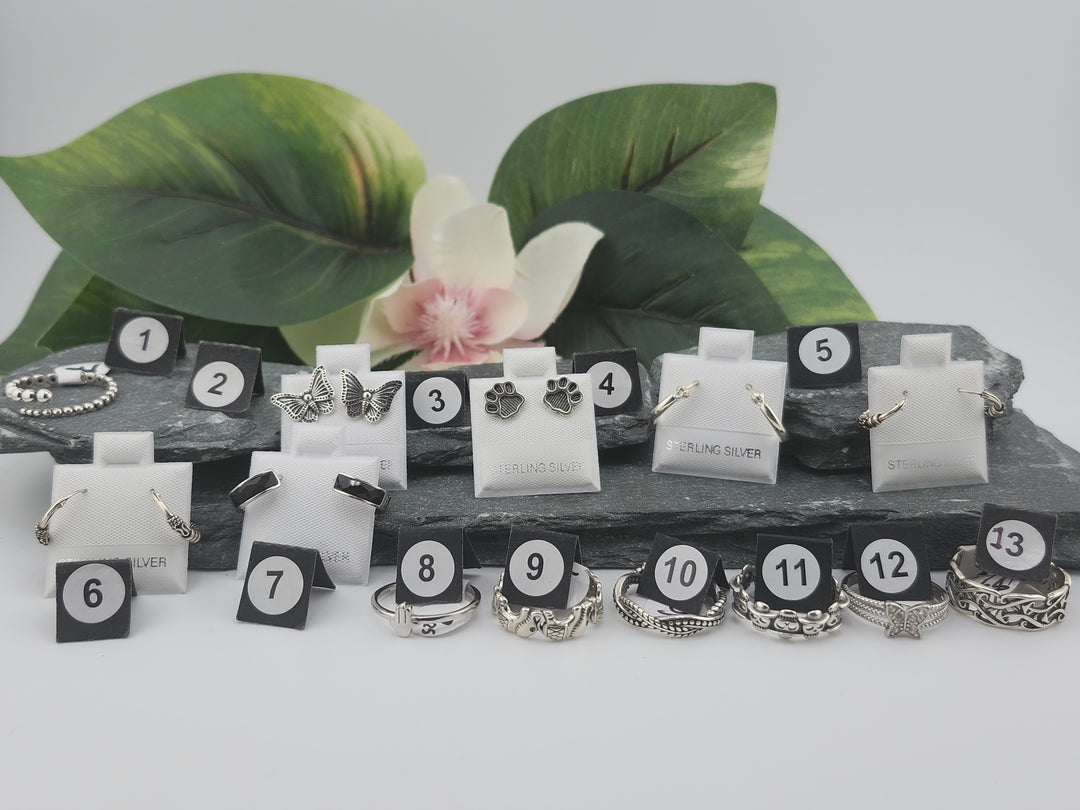 RESERVED FOR: sylviareyes517 - 2/16/2025 Show - 13 Sterling Silver Items