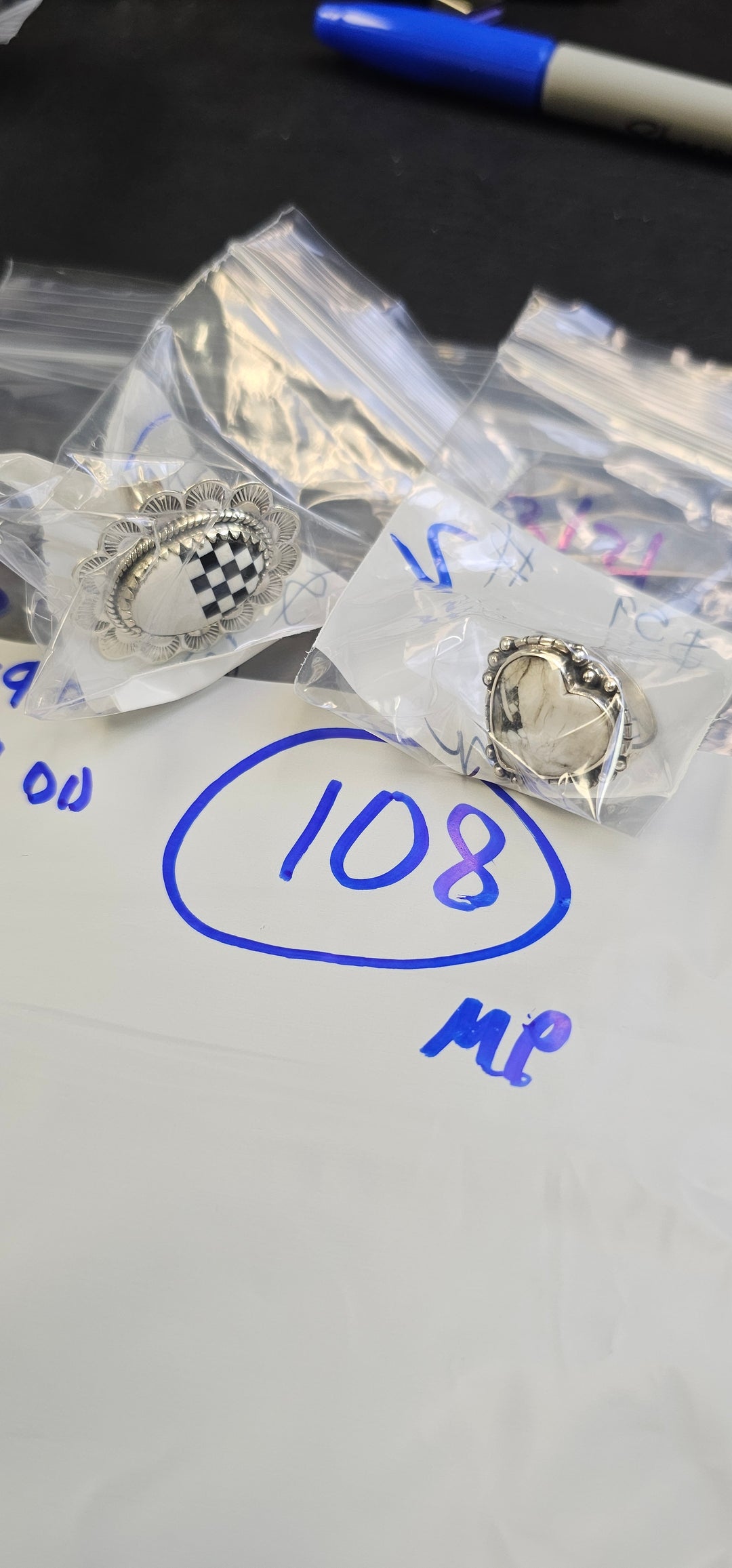 RESERVED FOR:  SKY 3/21/2025 Live Show - 2 Sterling Silver Items