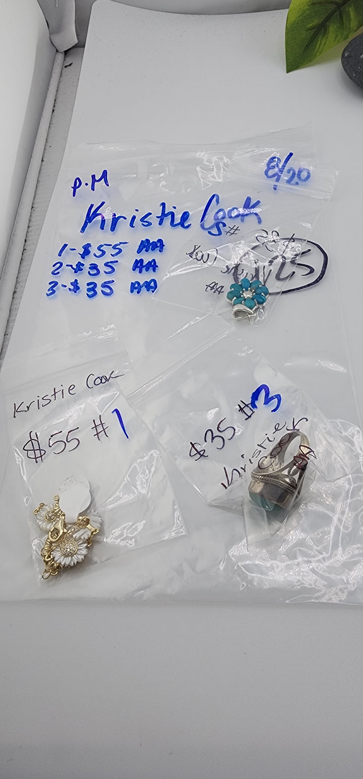 PM SHOW 48HR - RESERVED FOR: Kristie Cook - 8/20/2025 FL tiktok Live Show - 3 Sterling Silver Items