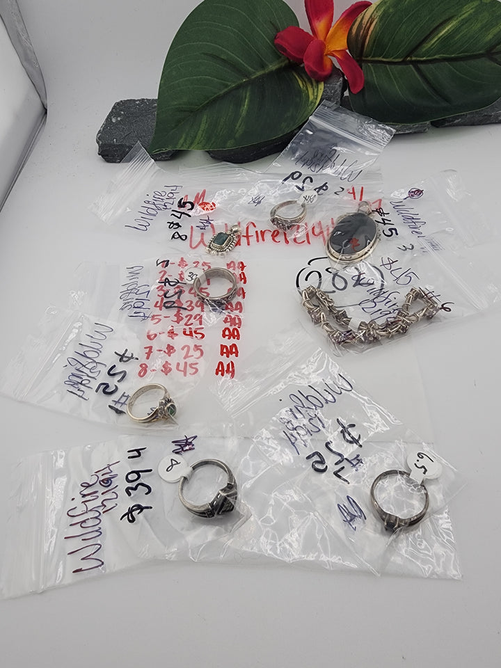 Wildfire2194- 4/27/26 -8 925 Sterling Silver Items