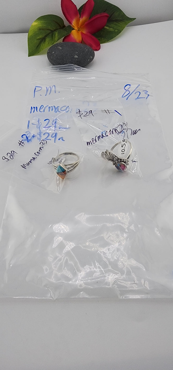 PM SHOW 48HR - RESERVED FOR: mermacorn23 - 8/23/2025 FL tiktok Live Show - 2 Sterling Silver Items