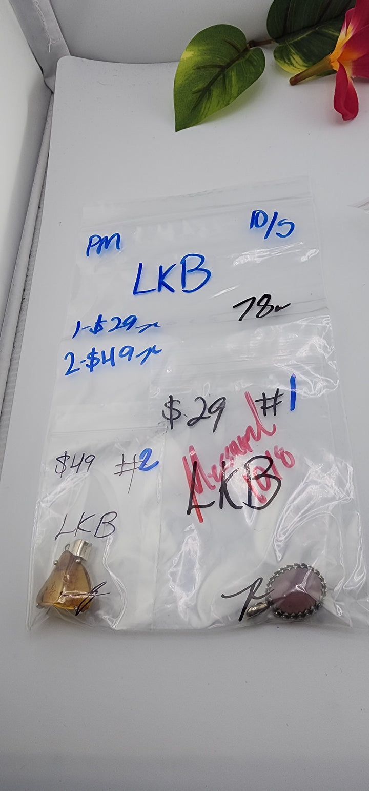 PM SHOW 48HR - RESERVED FOR: LKB - 10/5/2025 FL tiktok Live Show - 2 Sterling Silver Items