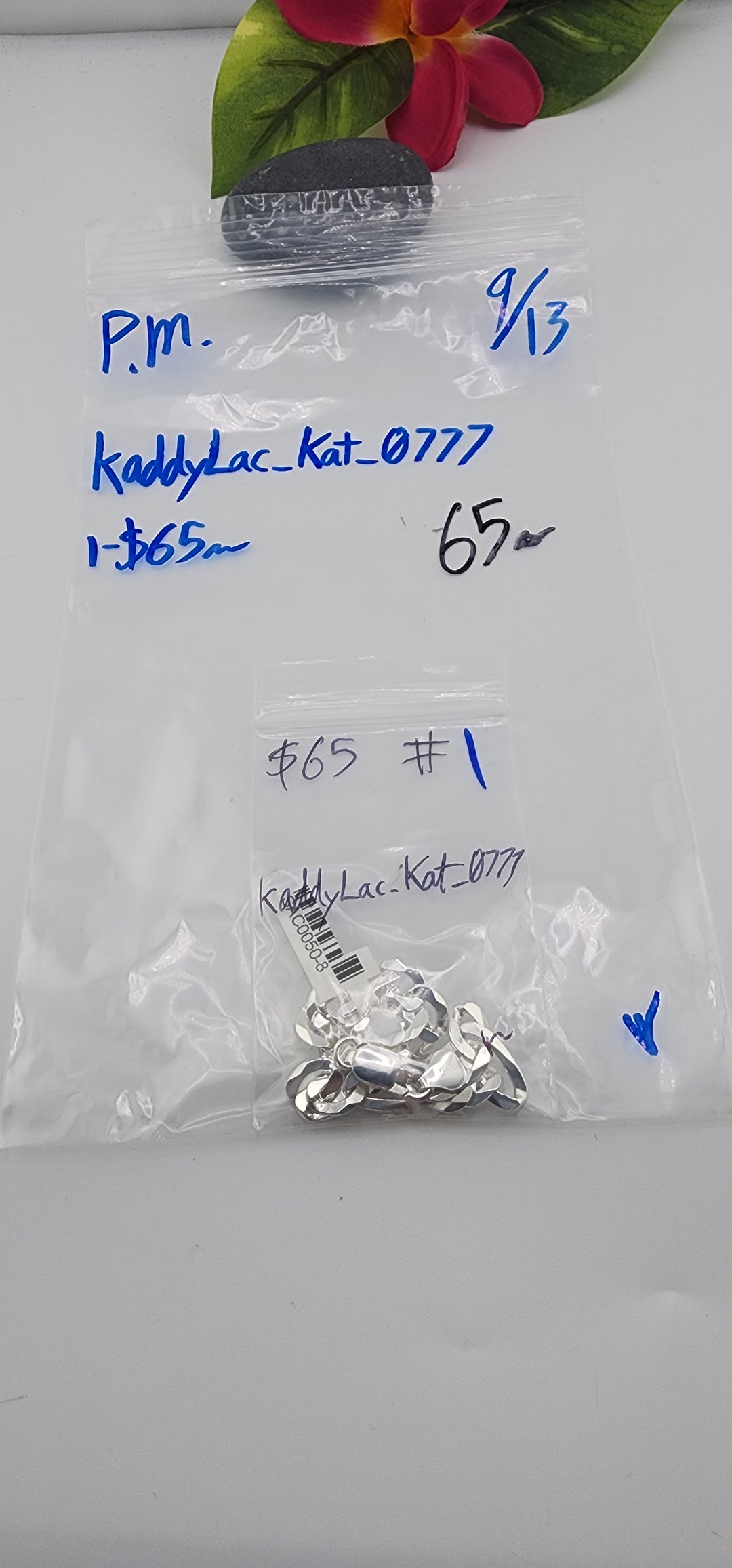 PM SHOW 48HR - RESERVED FOR: kaddyLac_Kat_0777 - 9/13/2025 FL tiktok Live Show - 1 Sterling Silver Items
