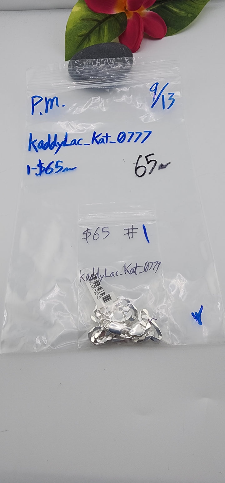 PM SHOW 48HR - RESERVED FOR: kaddyLac_Kat_0777 - 9/13/2025 FL tiktok Live Show - 1 Sterling Silver Items